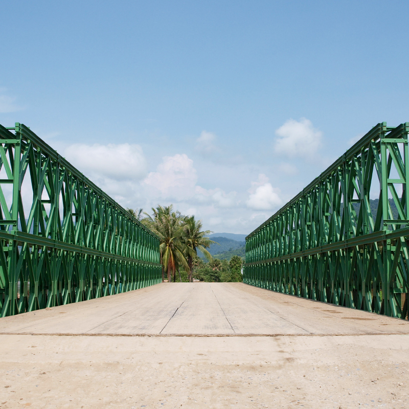 Modern Prefabricated Bailey Steel Bridge for Electronic Applications