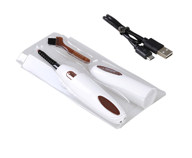 Electric Heated Eyelash Curler USB Charge Eye Beauty ABS Eyelash Makeup Tools for Women Rechargeable Lifting Eyelashes Tool