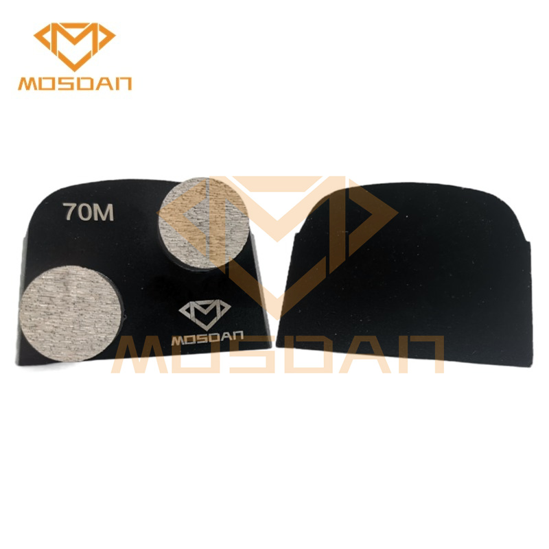 Lavina Double Buttons Diamond Tools Grinding Shoe for Concrete Floor