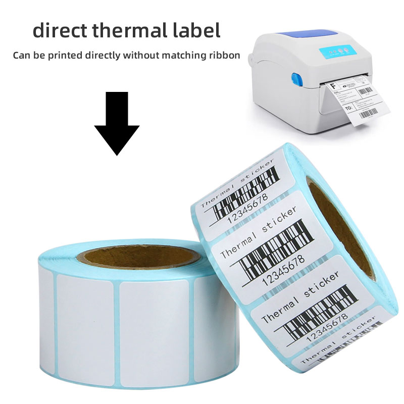 Self Adhesive Oil Resistant Package Seal Label Thermal Transfer Ribbon Paper Label