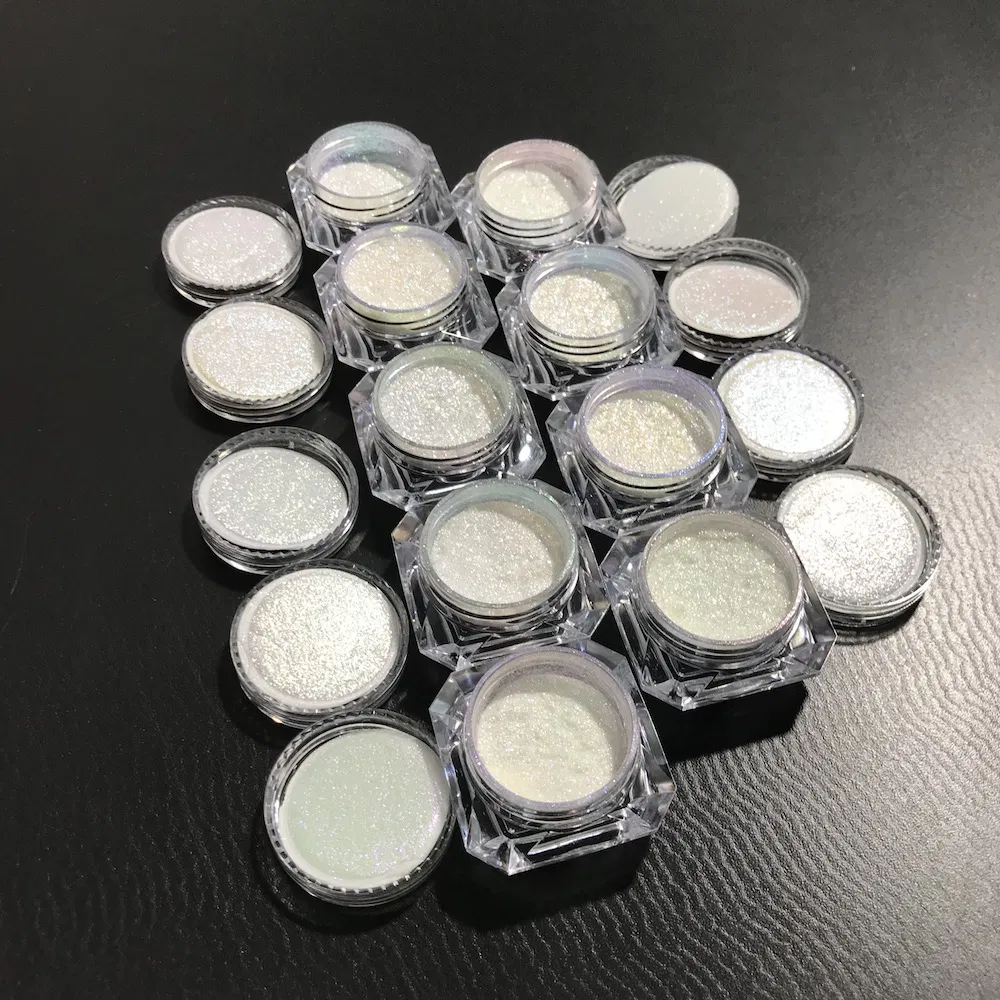 Chrome Powder Loose Glitter Private Label Makeup Mica Powder Holographic Pigments