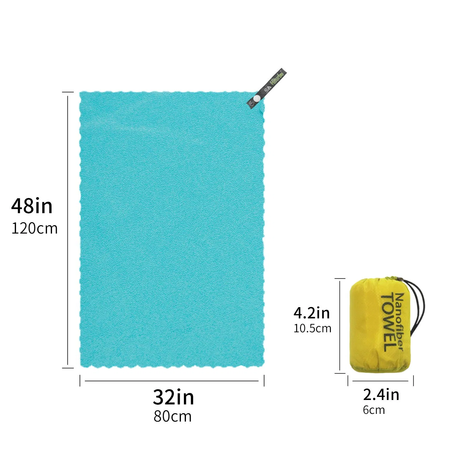 Wholesale Custom Embroidery Microfibre Sports Towel Whit Bag Microfiber Gym Towel Microfiber Towel
