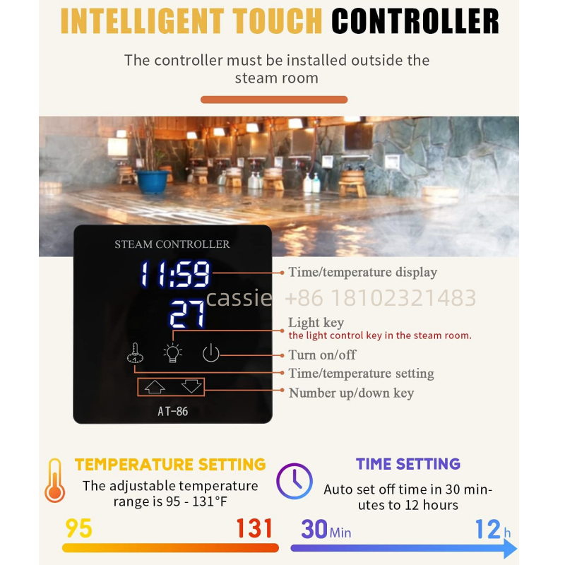 Парогенератор 8 кВт для сауны и хамама