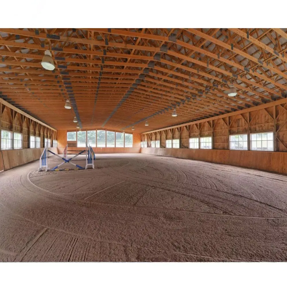 Light Steel Structure Prefabricated Horse Barn Large Span Horse Arena Riding Stable