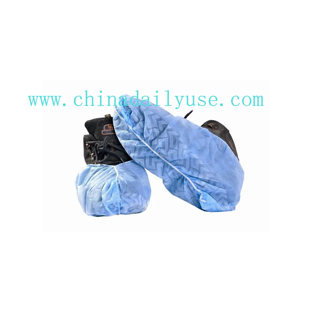 Plastic PE /No Wocen Disposable Shoes Cover FDA ISO Certified
