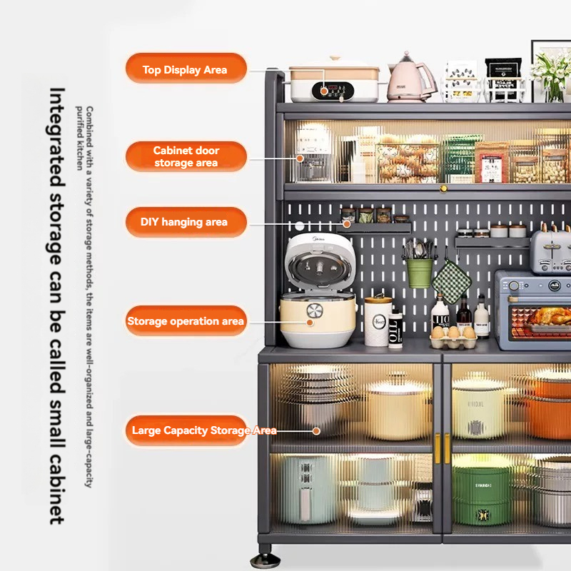 Стеллаж кухонный многоярусный для хранения сервант