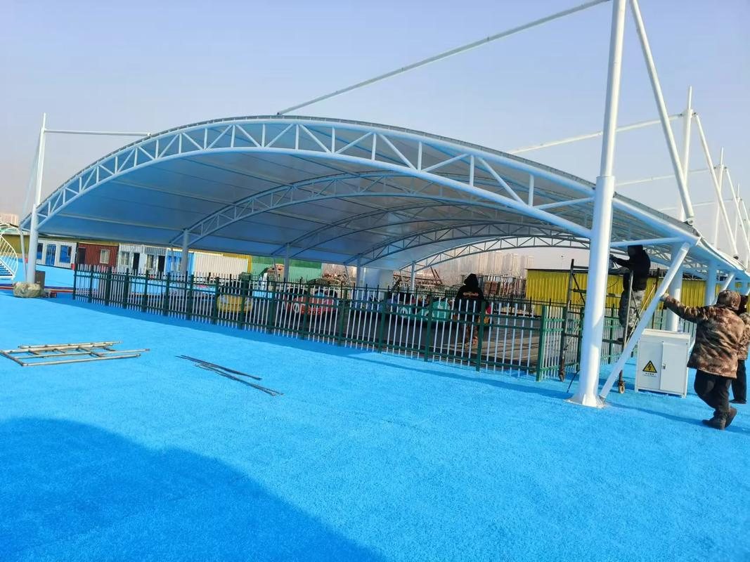 Factory Price PVDF Outdoor Motorcycle Parking Car Parking Shed Canopy Membrane Structure