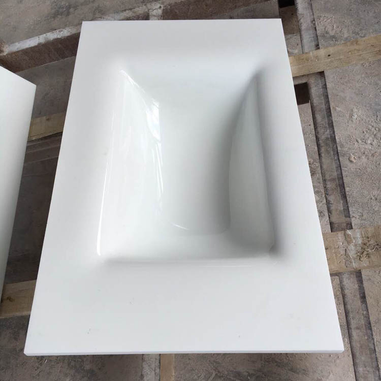 Artificial White Marble Nano Crystal Glass Stone Countertops and Vanity Top