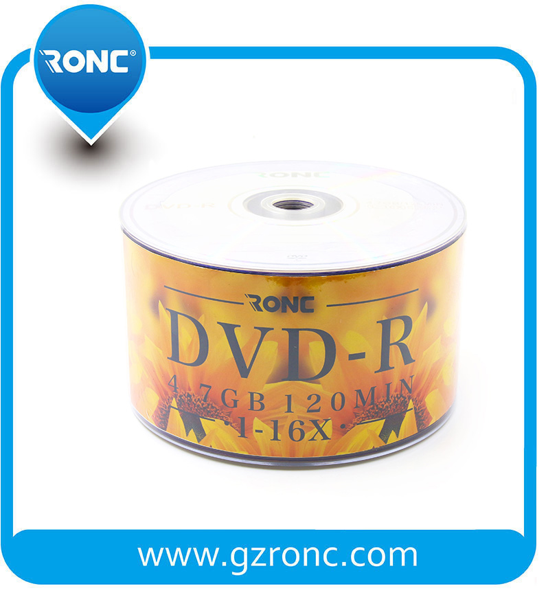 DVD-R диски Grade A, 4.7 ГБ, 16x
