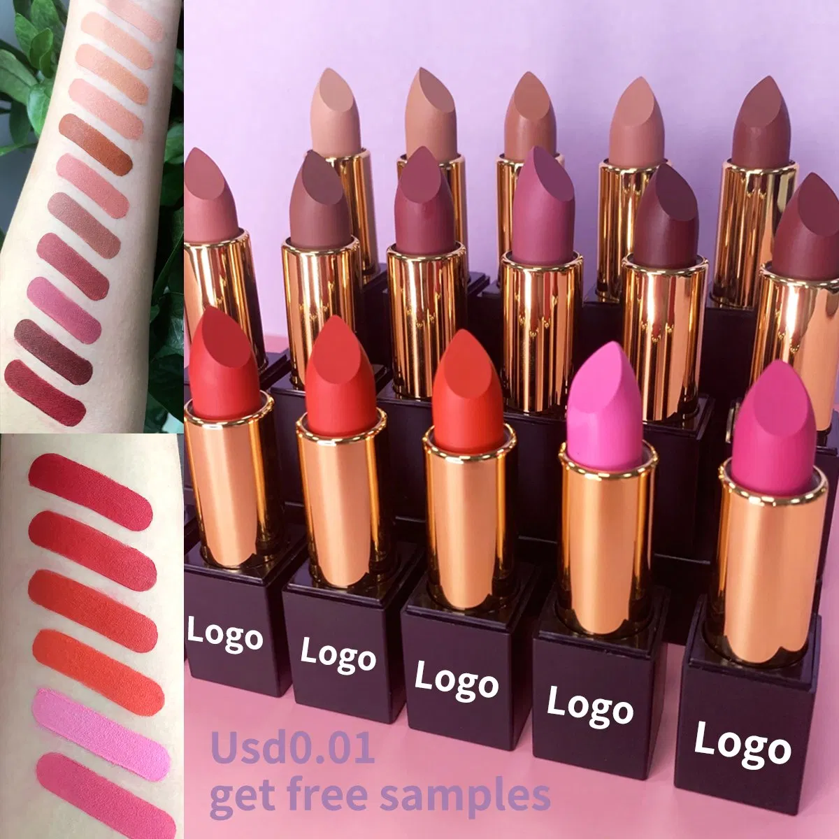 High Quality Matte Lipstick for Private Label with Low MOQ