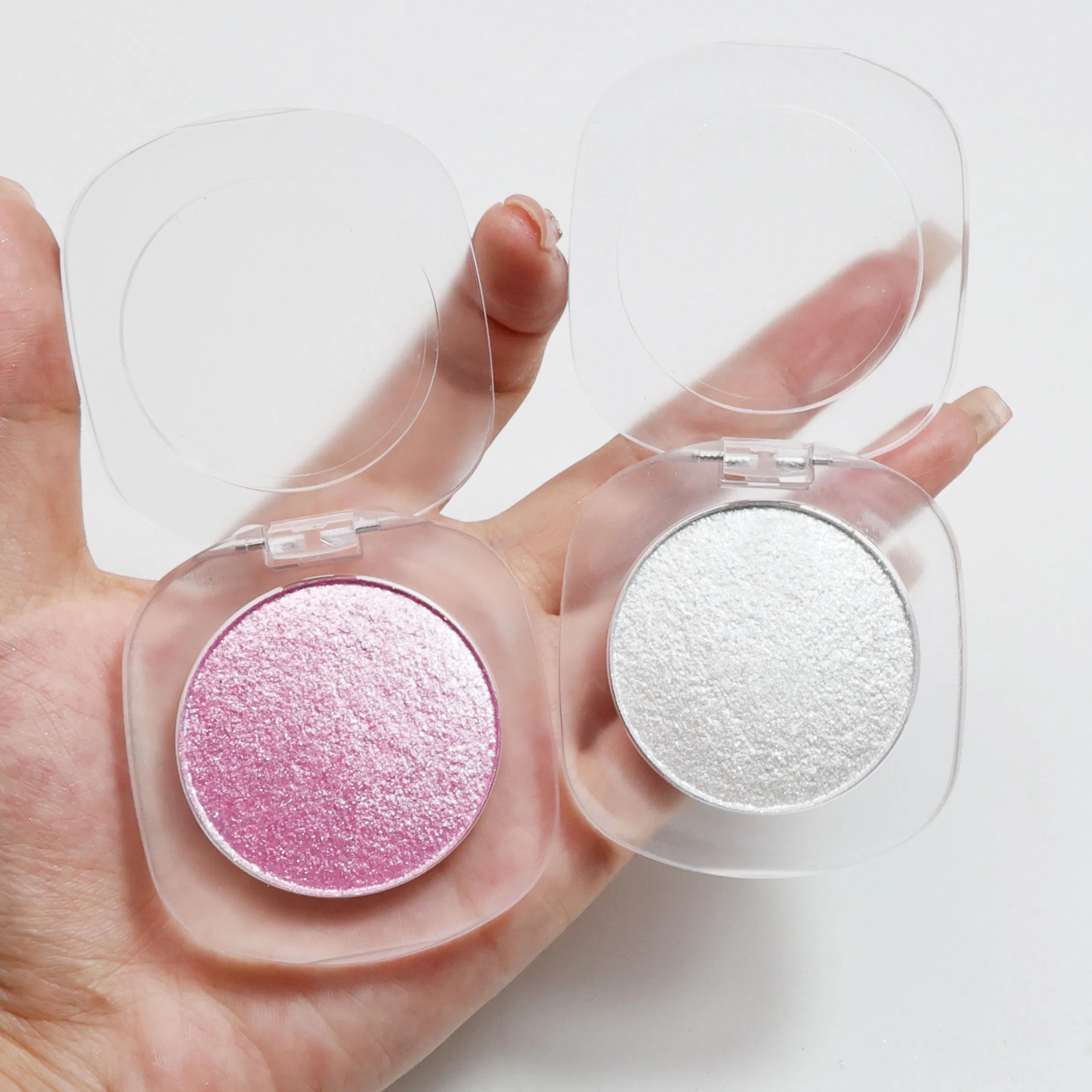 Wholesale Private Label Pigment Diamond Single Pressed Highlighter Makeup