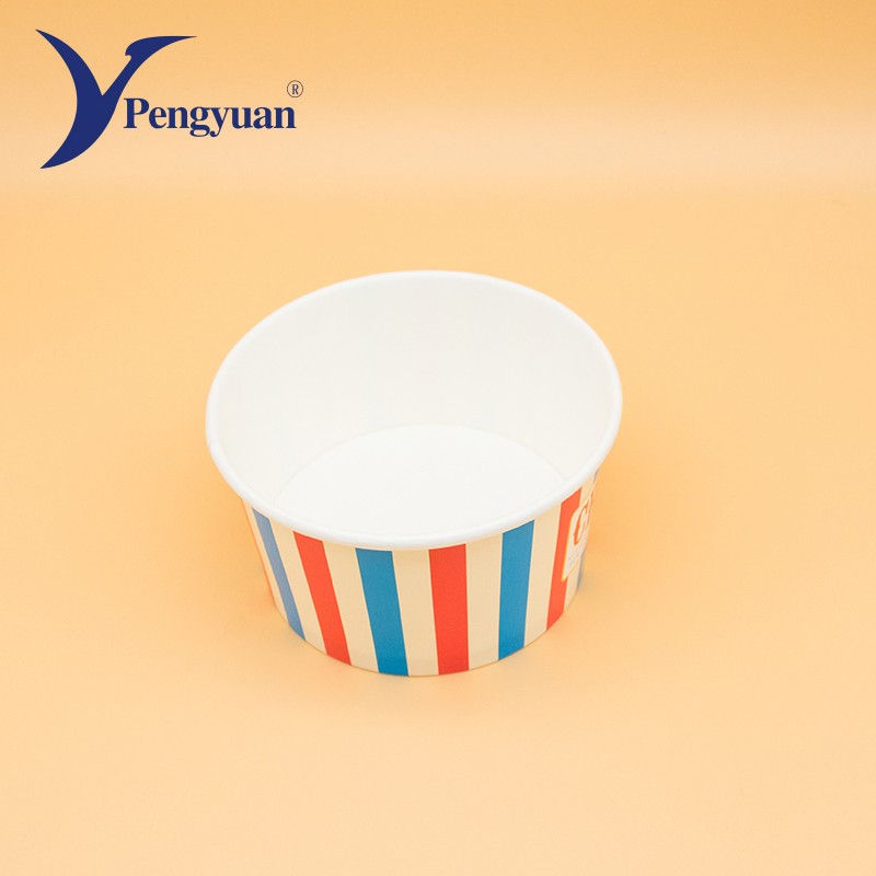 Biodegradable Ice Cream Cup Custom Printed Ice Paper Cup Disposable Paper Cup