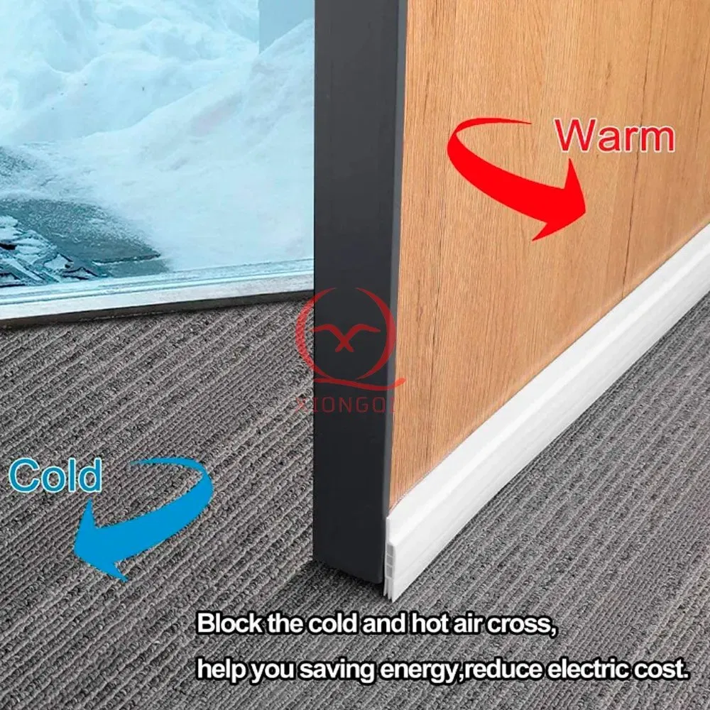 Custom Wholesale High Quality Free Sample Adhesive Door Sweep Silicone Door Draft Stopper