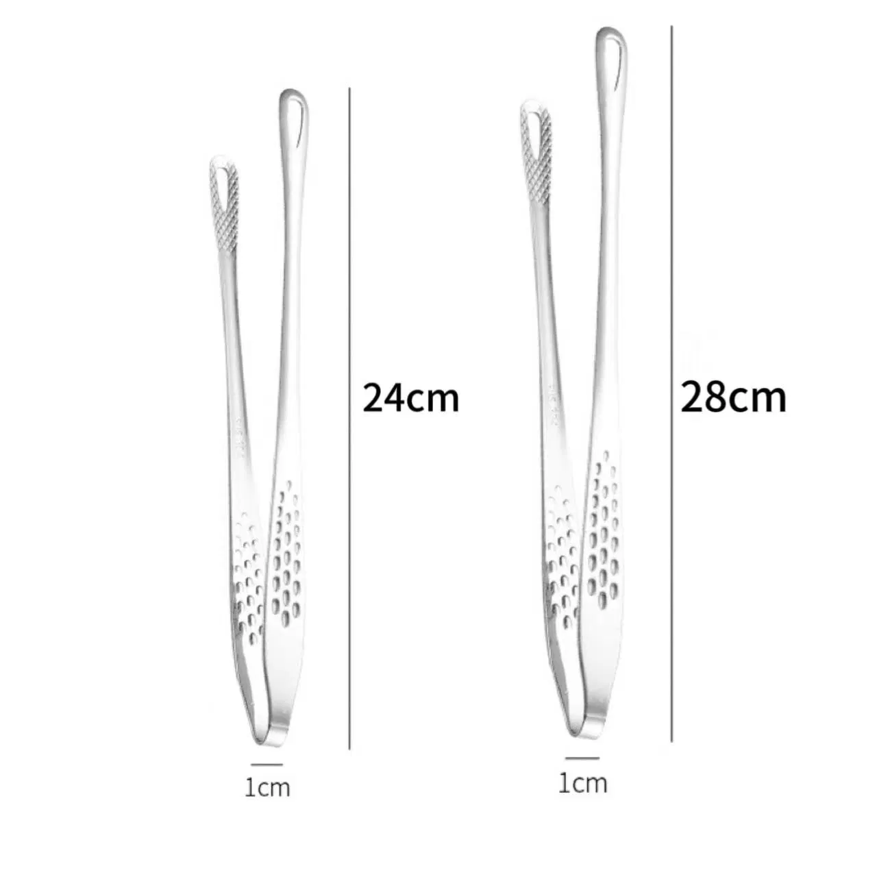 Silverware Food Clip BBQ Tool Stainless Steel Kitchen Tongs