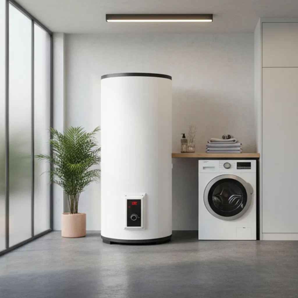 600L Large-Capacity Floor-Standing Stainless Steel Inner Liner Metal-Shell Heat-Storage Water Heater