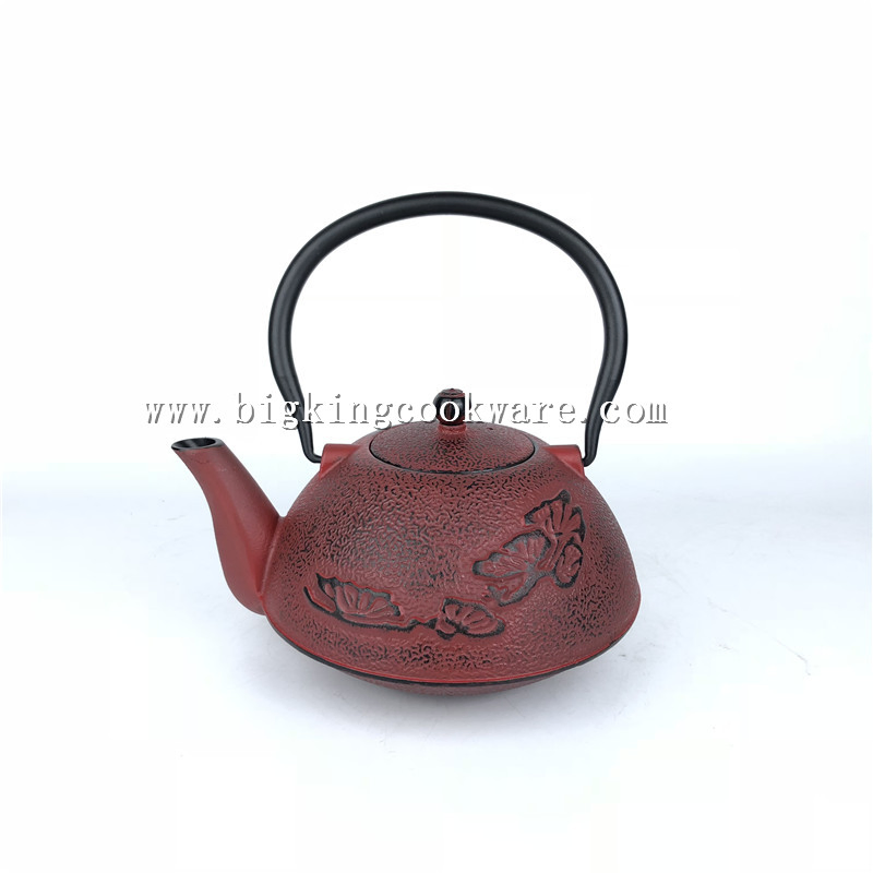 Enameled Coated Japanese Teapot Cast Iron Japanese Tetsubin Teapot