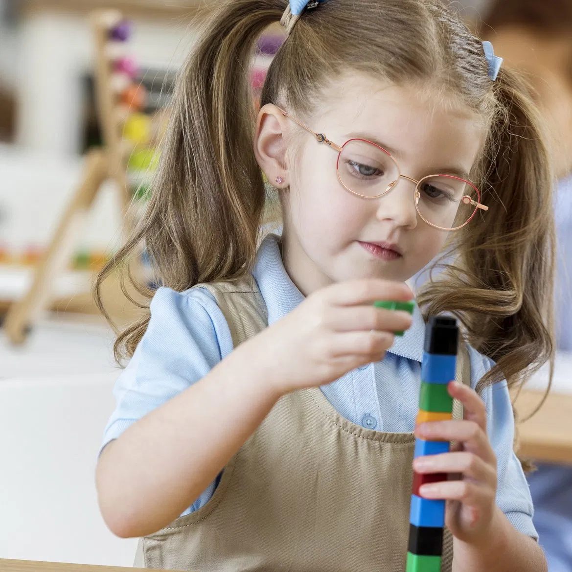 Kids Flexible Tr90 Optical Frames with Cord