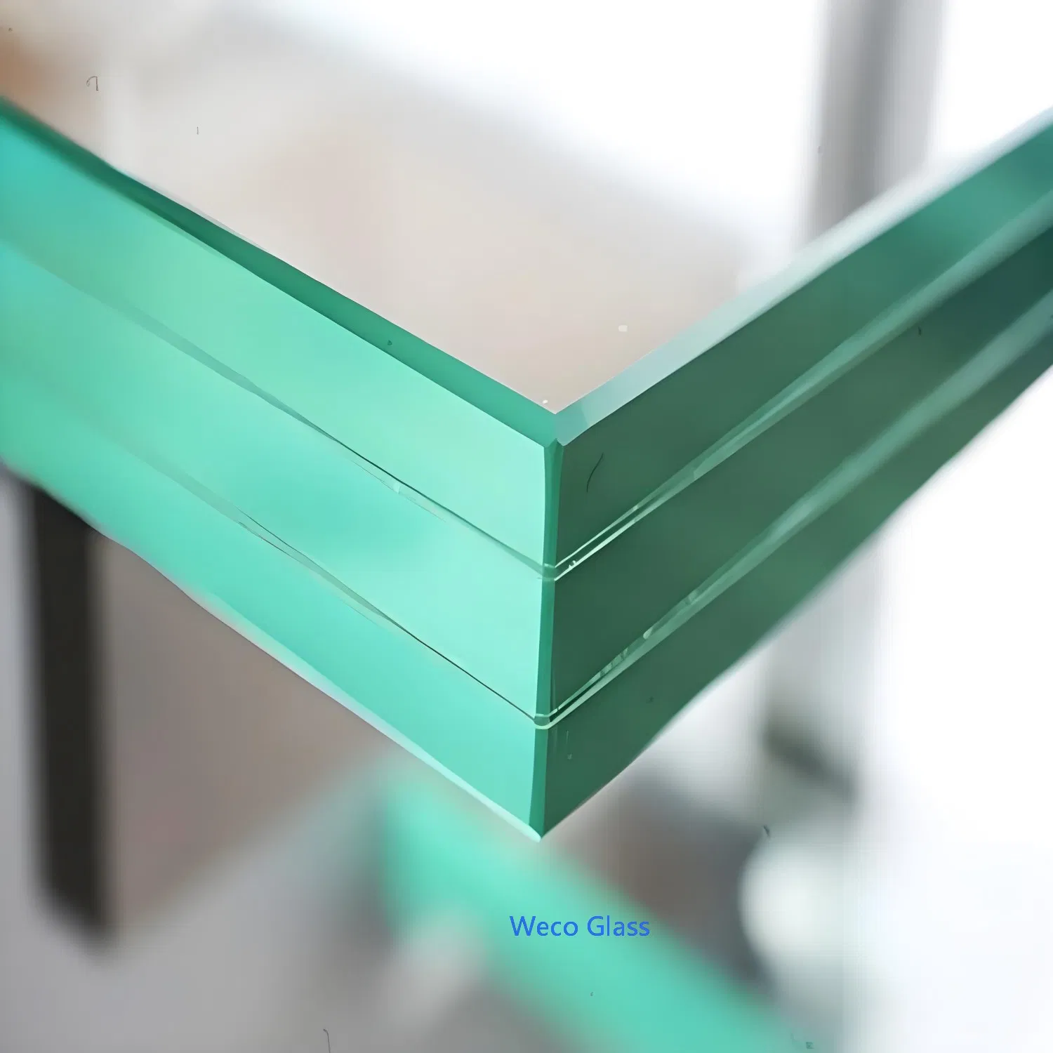 21.52mm Tempered Edge-Polished Guardrail Glass Laminated Glass for Glass Railing
