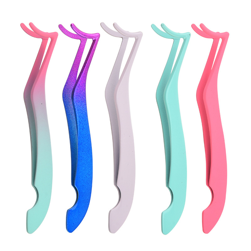 Multi-Functional Stainless Steel 3 Prong Eyelash Lash Extension Makeup Cosmetic Beauty Tweezers