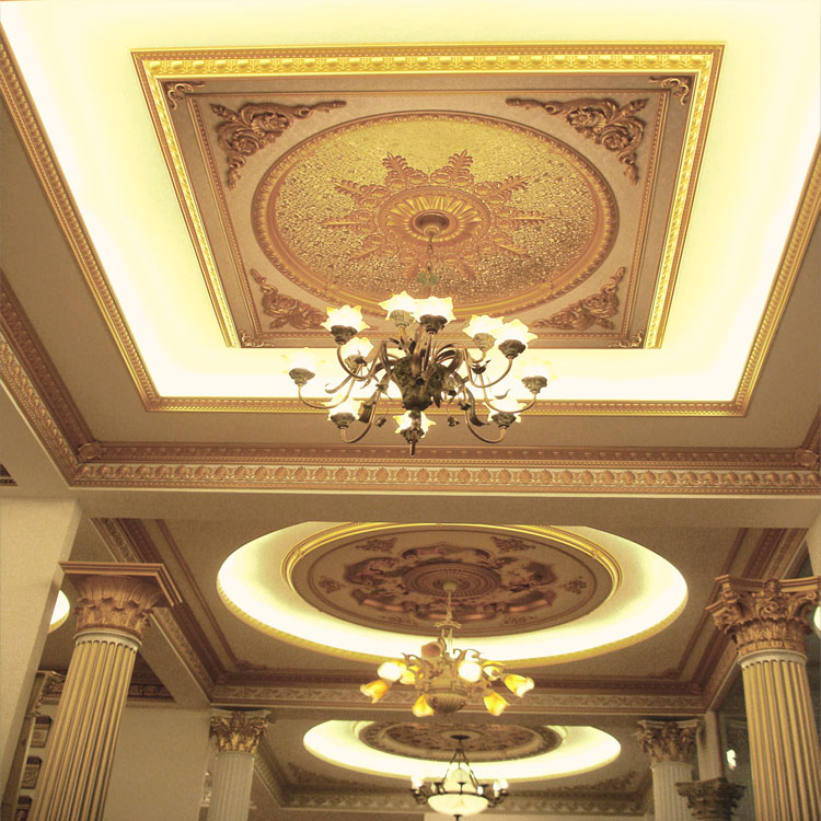 Banruo Artistic Ceiling Classic Design Square Art Ceiling