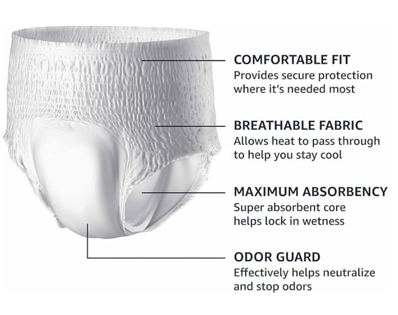 Organic Unisex Disposable Adult Pants with Leak Guard Breathable Elderly Diaper Wholesale