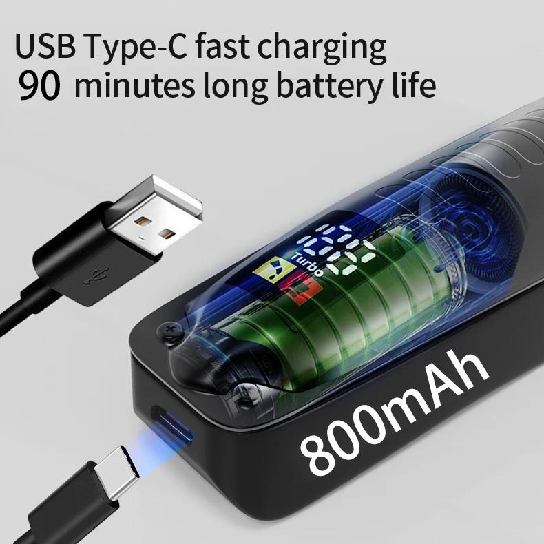 Premium USB Rechargeable Hair Clippers with Quiet Operation