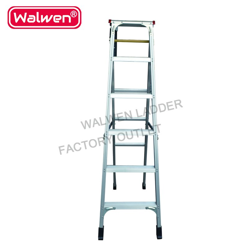 Painted Step Stools Combination Multi-Purpose Folding Step Aluminium Telescopic Ladder