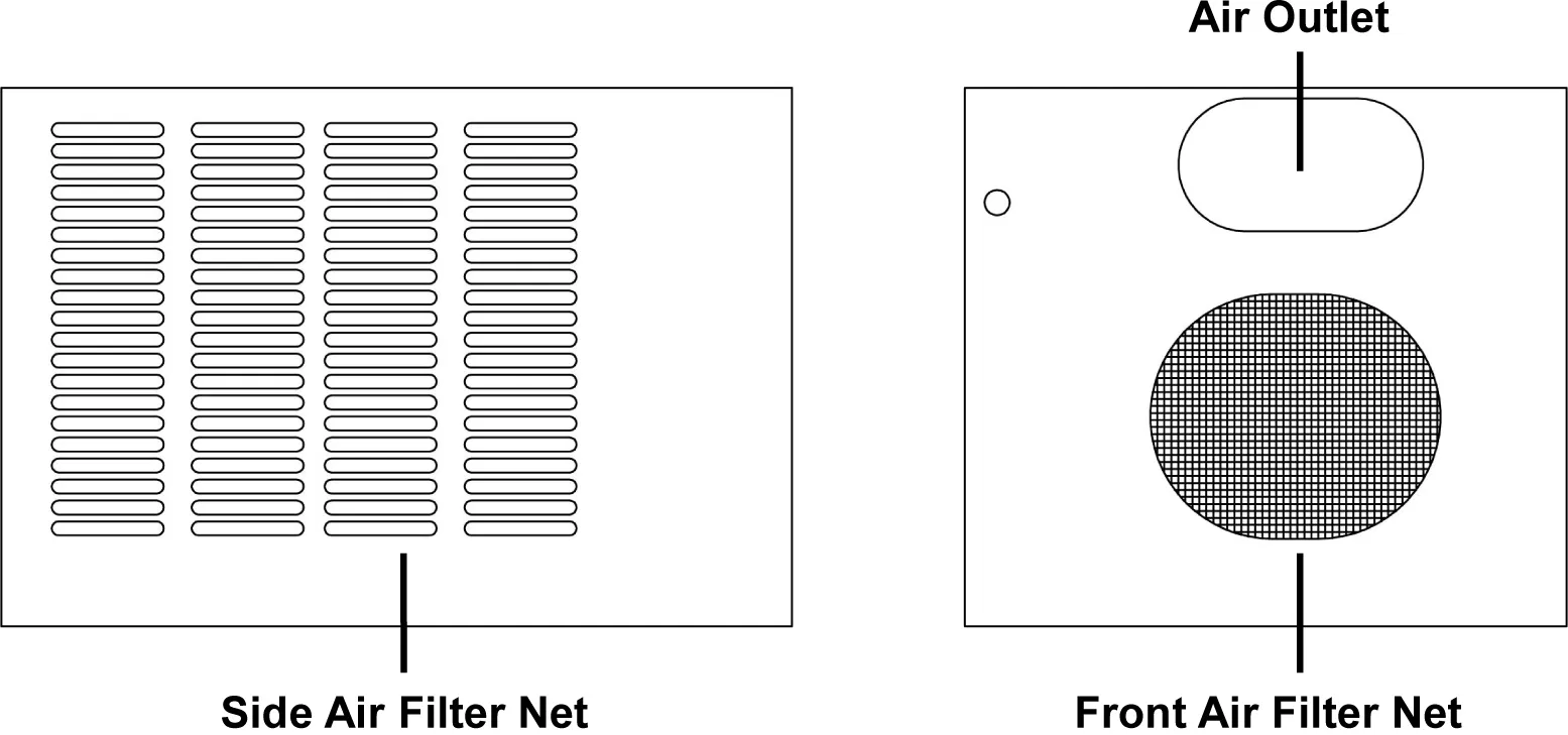 Heating Cooling Air Conditioner Heating Pump for Elevator Fresh Air