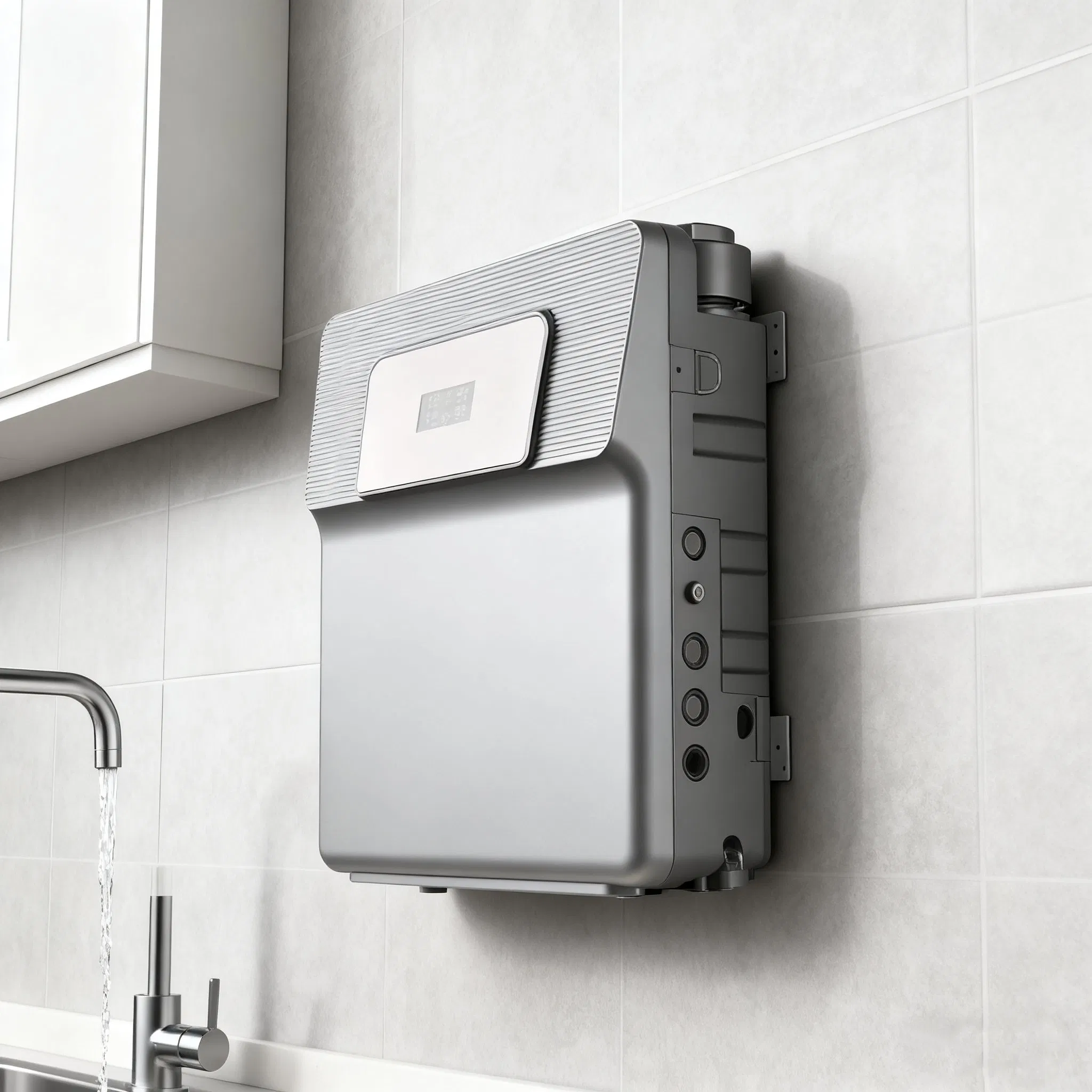 Conbl Wall-Mounted Water Filter Purifier with 5-Stage Filtration 1000g Without Tank