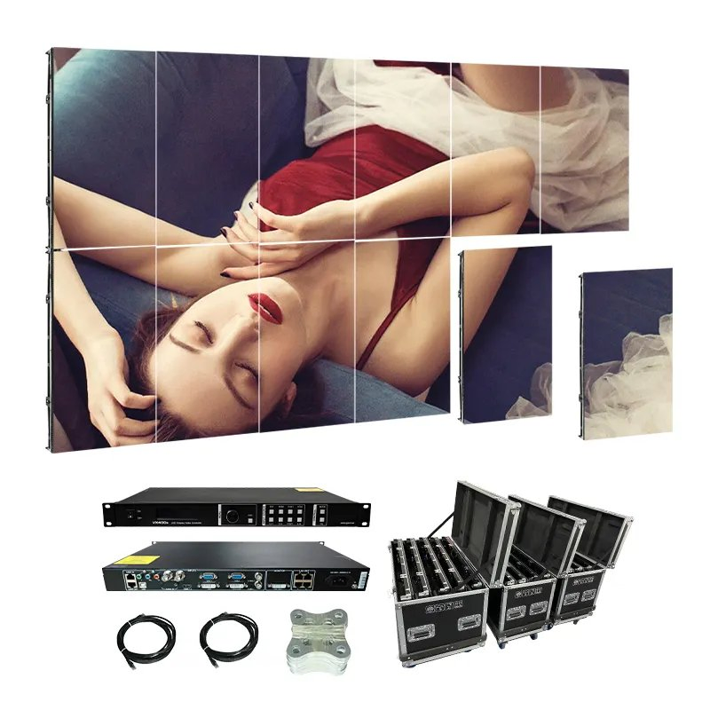 Full Color P4.81 500*500 mm LED Video Wall Advertising Board Outdoor LED Screen Display