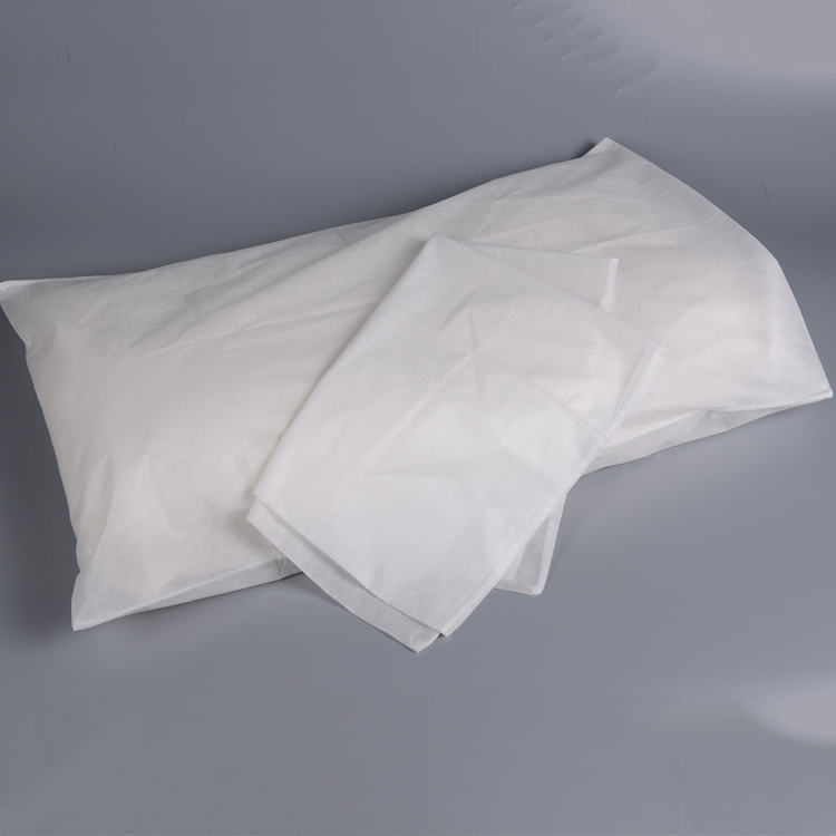 21X30 Inch Hotel/Beauty Use Waterproof Non Woven White Disposable Pillow Case with Inner Flap