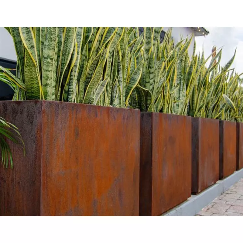 Горшок для растений прямоугольный стекловолокно глина