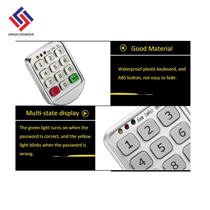 Zinc Alloy Smart Digital RFID Password Keyless Touch Keypad Electronic Cabinet Lock