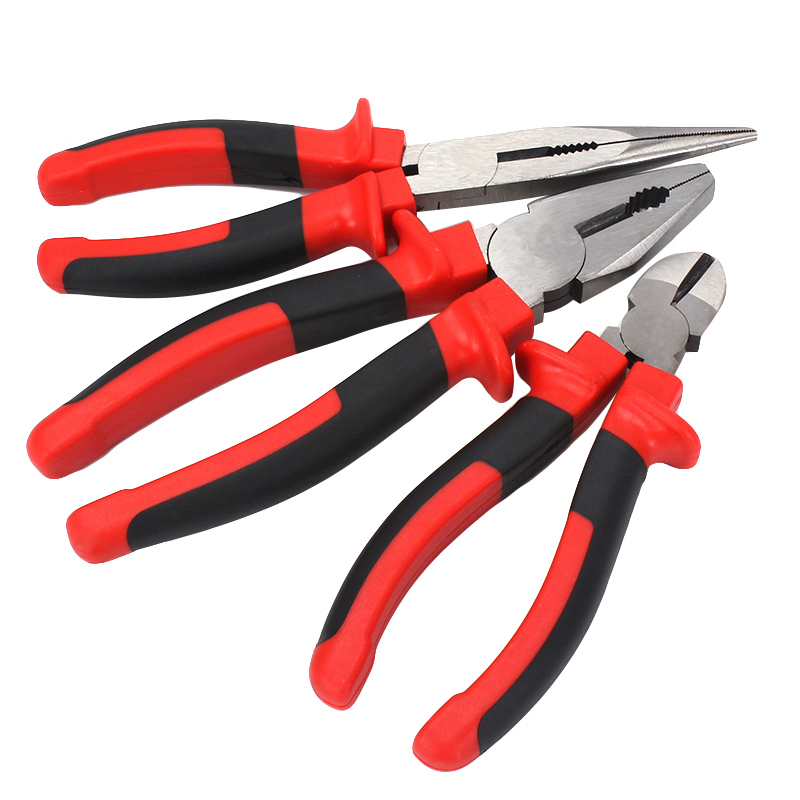 6" 7" 8" Combination Long Nose Diagonal Pliers