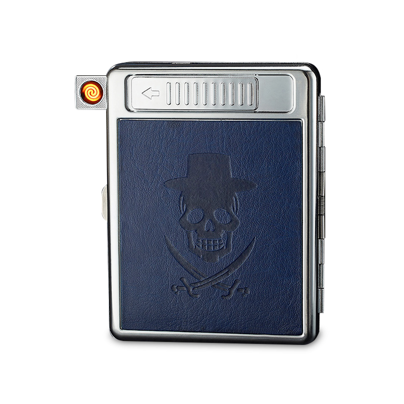 Metal Pocket Cigarette Case Double Clip Holder From Lighter Company