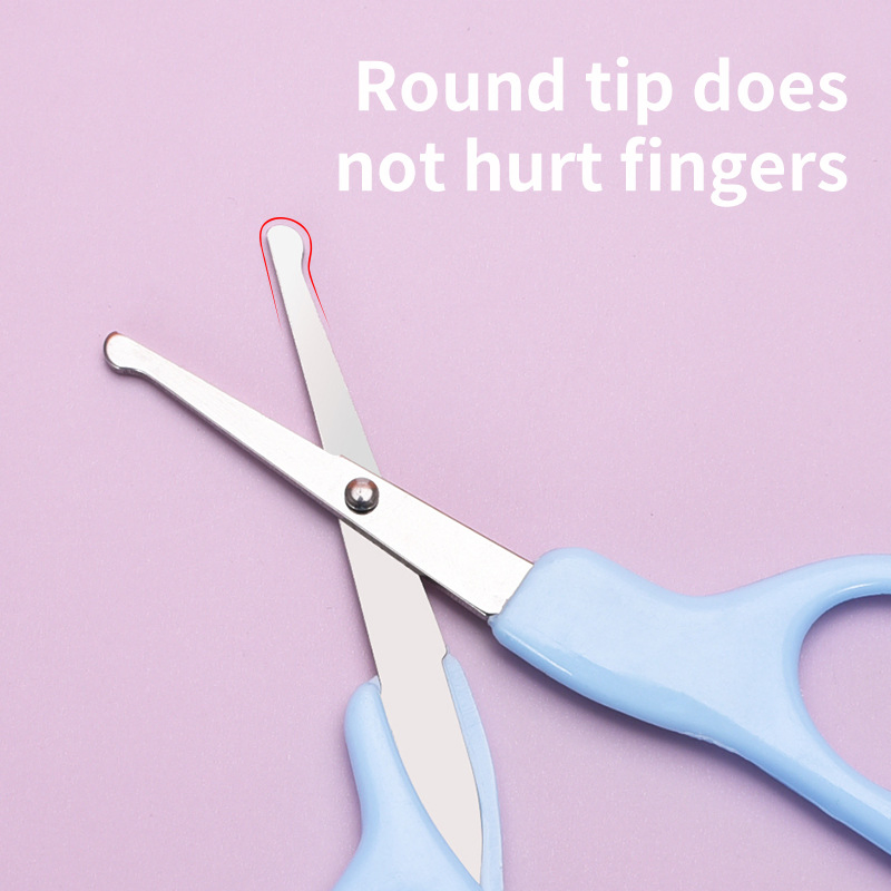 Premium Baby Nail Care Set: 3-in-1 Scissors, Clipper, and File