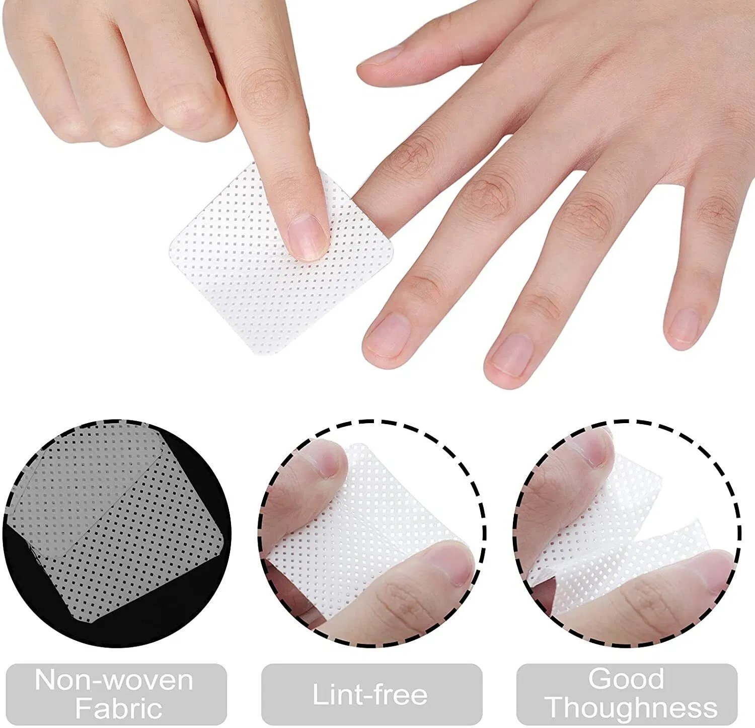 Cotton Pads Makeup Remover and Facial Cleansing Square for Sensitive Skin