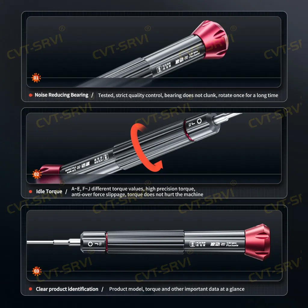 Ycs 2D Fluctuating Torque Screwdriver for Repairing Mobile Phone Destornillador De Torsio N Fluctuante 2D Para Reparar Cellular Phone Tools
