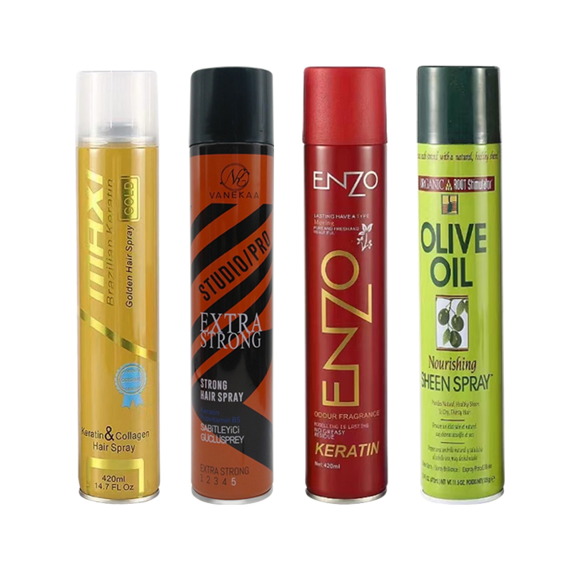 Custom Fragrance Freeze Spray Hair Best Shine Hair Styling Spray Brands OEM for Hair