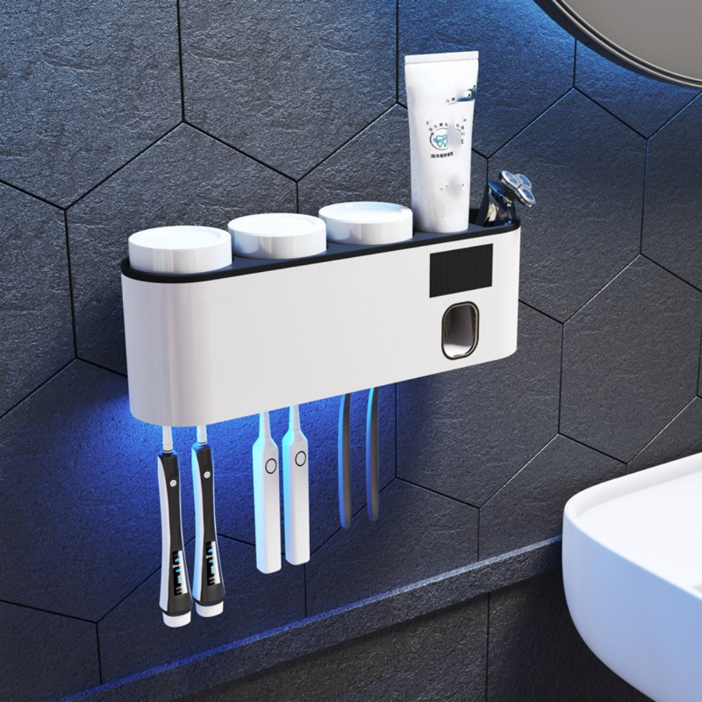 Wholesale Price Bathroom Accessories Easy to Clean Toothbrush UV Sanitizer Holders