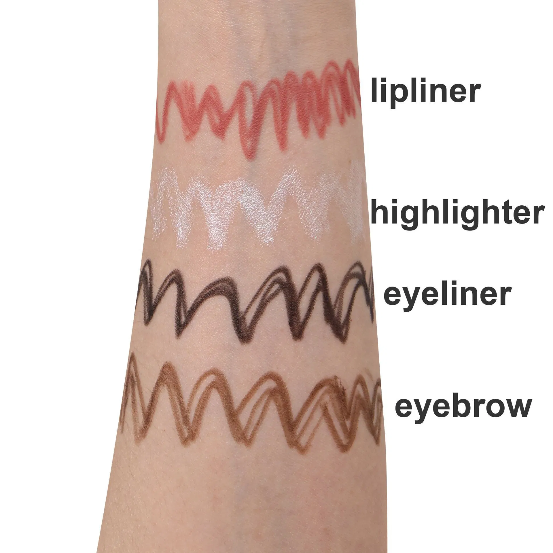4-in-1 Makeup Touch up Makeup Pen with Refill Set Eyeliner Eyebrow Pencil
