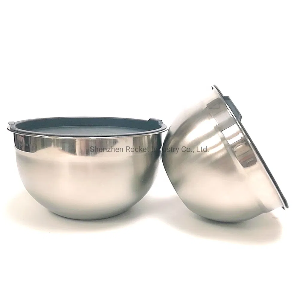 Wholesale Kitchen Stainless Steel Mixing Bowls Stainless Steel Set Fruit Salad Bowl