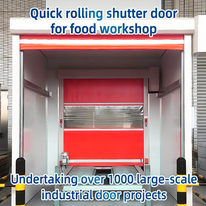 Roll up High Speed Roller Shutter Light Weight Fast Rolling Door