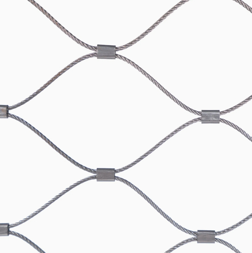 Factory Price X-Tend 304 316 Stainless Steel Cable Mesh Ferrule Wire Rope Mesh for Zoo Protection