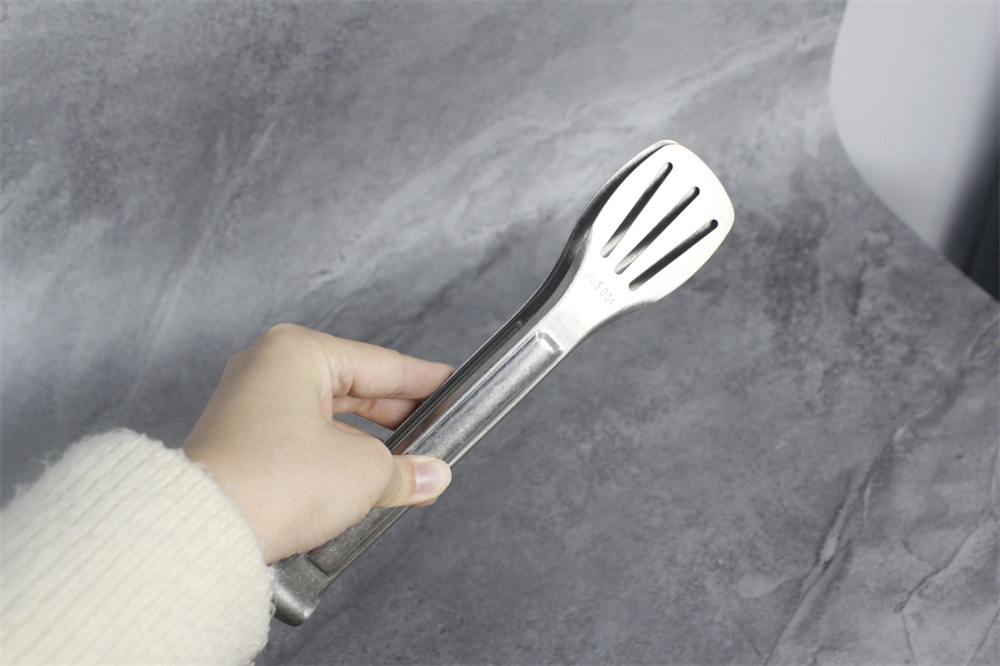 Korean Japan BBQ Multifunctional 304 Stainless Steel Portable Picnic Camping Tableware Food Tong