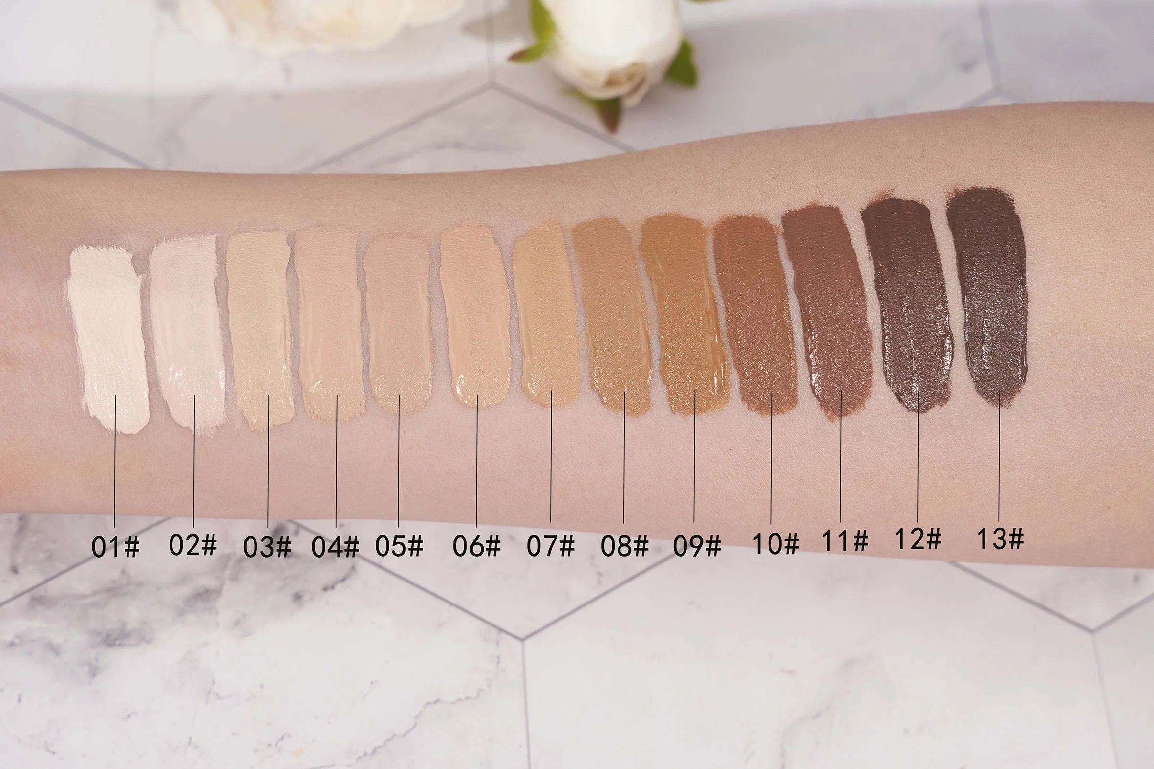 Custom New Arrivals Vegan Waterproof Liquid Concealer Private Label Cosmetic Makeup Full Coverage Concealer