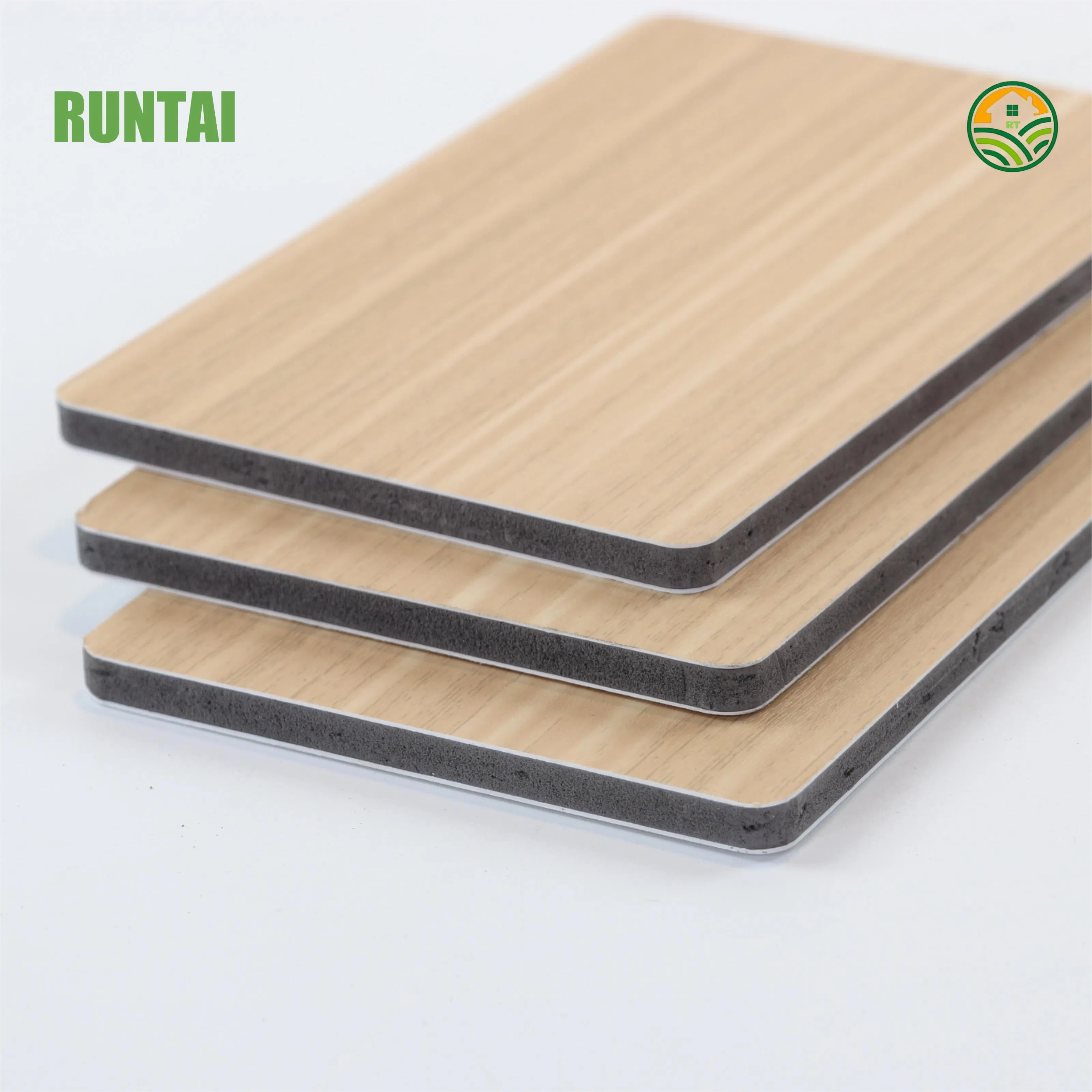Bamboo Charcoal Board Wooden Grain PVC Marble Sheet for Decoration Wall panel