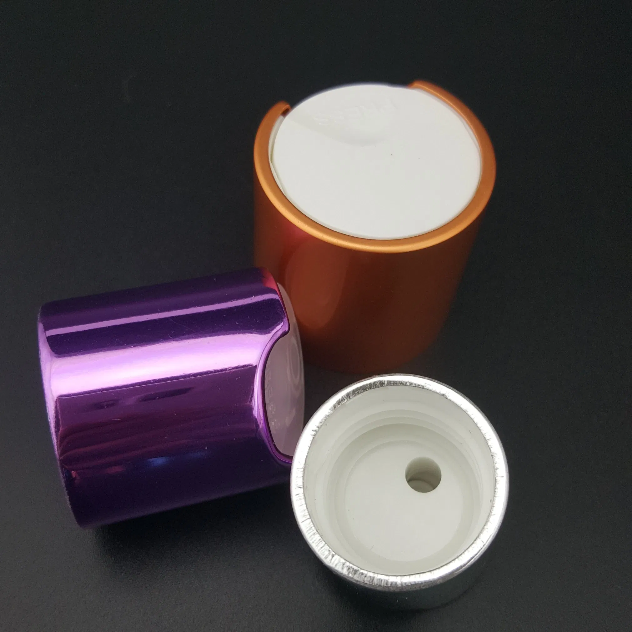 High Quality PP Aluminum Metal Disc Cap for Shampoo Bottle Cap