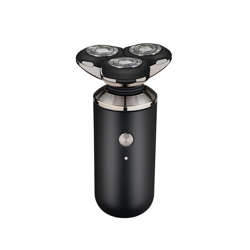 Men's USB Rechargeable Facial Electric Shaver Full Body Washable Three-Head Mini Portable for Car Hotel Home