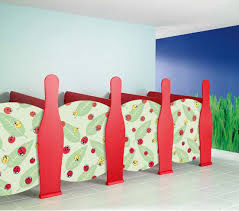 Cute and Tough Pre-School Children's Toilet Cubicle